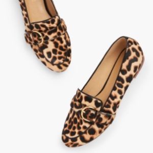 Talbots Leopard Calf Hair Loafer